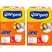 Canped Emici Külot Büyük Boy L 30'lu 2 Paket 60 Adet Hasta Bezi