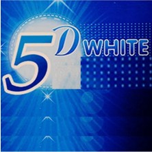 5d White 5d   Diş Beyazlatma Bandı -5d Diş Beyazlatma Şeritleri 6 Adet