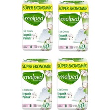 Molped Ultra Uzun 18 Adet x 4 Paket Sızıntı Önleyici Teknoloji ile Cilt Dostu Hijyenik Pedler