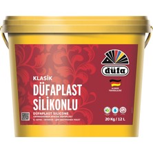 Düfa Silikonlu Iç Cephe Duvar Boyası Klasik Düfaplast 12 Litre / Kış Beyazı