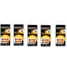Duracell 13 Numara 1,5 V 5'li Paket Işitme Cihazı Pili Yüksek Enerji Kapasitesi ile Uzun Süreli Kullanım