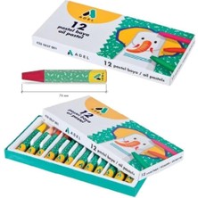Adel 12 Renk Pastel Boya