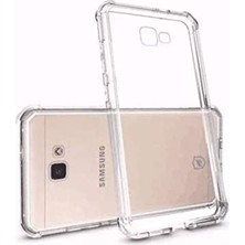 Kzy Samsung Galaxy J5 Prime ile Uyumlu Kapak Antişok Airbag Köşe Korumalı Silikon Şeffaf Kılıf