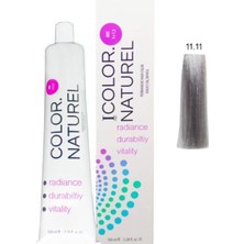 Color Naturel Saç Boyası 11.11 Küllü Platin 100 Ml