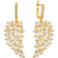 Gümüş Melek Kanadı Küpe  SL5673