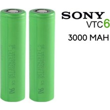 Sony Vtc6 18650 3.7V 3000 Mah Li-Ion 2'li Şarjlı Pil