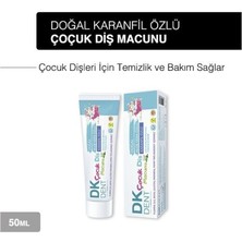 Dermokil Dk Dent Dogal Aloe Vera ve Karanfıl Ozlu Cocuk Dıs Macunu-50 ml