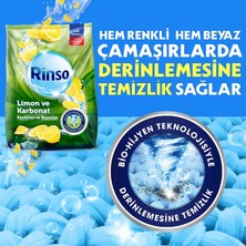 Rinso Toz Çamaşır Deterjanı Limon ve Karbonat Renkliler ve Beyazlar için Derinlemesine Temizlik 6 KG