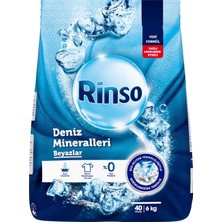 Rinso Toz Çamaşır Deterjanı Deniz Mineralleri Beyazlar İçin Derinlemesine Temizlik 6 KG