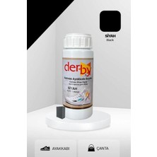 Derby Siyah Kanvas - Bez  Kumaş Ayakkabı Boyası 100 ml - Kartela Renkleri