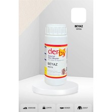 Derby Special Beyaz Deri Boyası 100 ml  Mont Eşya Çanta Kemer Cüzdan Ayakkabı Deri Boyası