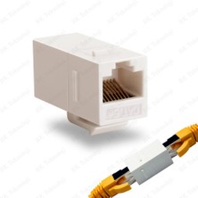 RJ45 Cat6 Keystone Konnektör Jack Dişi-Dişi Ara Adaptör