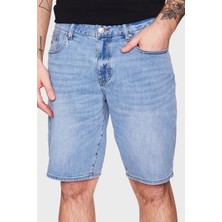 Armani Exchange Pamuklu Esnek Slim Fit Denim Bermuda Erkek Bermuda 3RZJ65 Z3UGZ 1500