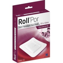 Roll Por 10X10 cm 50LI Steril Yapışkanlı   Pedi