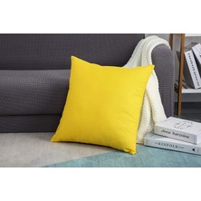 Stay Home Dertsiz Kırlent Kılıfı Gizli Fermuar 2 Adet