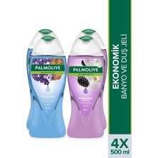 Palmolive Moments Sandal Ağ  Ve Lavanta Yağları Ile Nemlendirici Banyo Ve Duş Jeli 500 Ml X 4 Adet