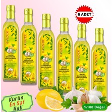 Hanzade Bitkisel Limon Sarımsak Maydanoz Kürü 500 ml x 6 Adet Cam Şişe