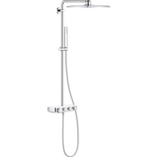 Grohe Euphoria Smartcontrol System 310 Cube Duo Duvara Monte Termostatik Bataryalı Duş Sistemi - 26508LS0