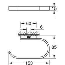 Grohe Selection Tuvalet Kağıtlığı - 41068AL0