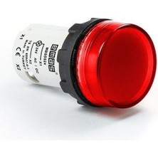 Emas MBSD024K B Serisi Monoblok Sinyal 24V Kırmızı