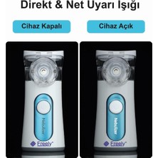 Freely Un300 Taşınabilir Mesh Nebulizatör Yeni Şarj Edilebilir Batarya