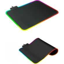 Rampage Mp-21 Siyah 252*328*3MM Rgb Ledli Siyah Gaming Mouse Pad