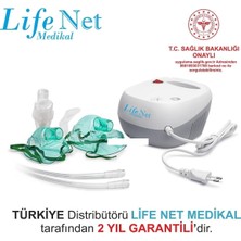 Life Net Medikal Lifenet Kompresörlü Nebulizatör Cihazı- Buhar Makinesi Wne201