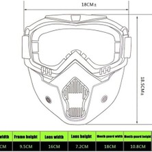 Tex 710 Jet Kask Maskesi, Jet Kask Maskesi Şeffaf