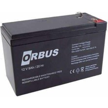 Orbus 12V 9AH Kuru Tip Akü