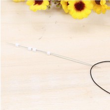 Miyuki Boncuk Dizme Iğnesi Kadınlar İçin Yarıklı Tasarım 9,5 cm Uzunlukta Kullanım Kolaylığı