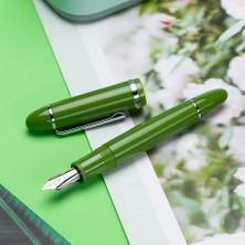 Jinhao X159 Dolma Kalem Avocado Green Chrome Medium