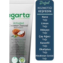 Agarta Doğal Hindistan Cevizi Özlü Aktif Karbon Diş Macunu 100 ML/130 gr X2 Adet 20 ml Argan Krem