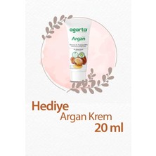 Agarta Doğal Hindistan Cevizi Özlü Aktif Karbon Diş Macunu 100 ML/130 gr X2 Adet 20 ml Argan Krem