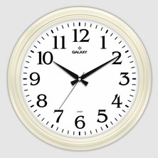 Galaxy Duvar Saati Premium Bej 1962-C 7417
