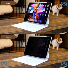 Peeq Ipad 9.7 Inç 2017 (5.nesil) Privacy Tablet Hayalet Full Glue Temperli Ekran Koruyucu