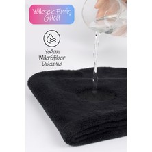 Telvesse Mikrofiber Saç Havlusu Plaj Deniz Havuz Bonesi Banyo Saç Kurutma Baş Havlusu Krem