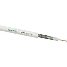 Botech Rg6/u 4K Çanak Anten Kablosu (F Konnektörlü)