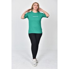 Zeren Moda Kadın Wear Baskılı  Oversize T-Shirt