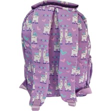 Kaukko Kids Love Lama Sırt Çantası Aynalı Taşlı L5093
