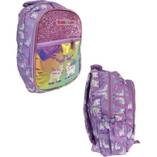Kaukko Kids Love Lama Sırt Çantası Aynalı Taşlı L5093