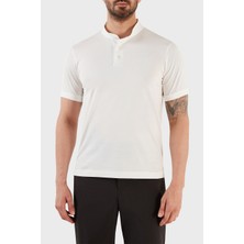Emporio Armani % 100 Pamuk Regular Fit Triko Düğmeli Polo T Shirt Erkek Polo T Shirt 3R1F71 1jgyz 01H8