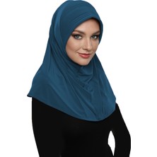Fidan Bone Takmatik Sade Hazır Türban Tesettür Bone Namaz Örtüsü
