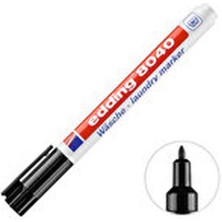 Edding 8040 Çamaşır Kalemi Siyah  (  3  Adet  )