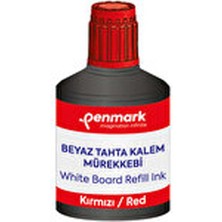 Penmark HS-107 Tahta Kalemi Mürekkebi 100 ml Kırmızı Renk  (  3  Adet  )