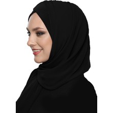Fidan Bone Şallı Takmatik Sade Hazır Türban Tesettür Bone Namaz Örtüsü