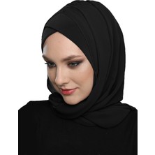 Fidan Bone Şallı Takmatik Sade Hazır Türban Tesettür Bone Namaz Örtüsü