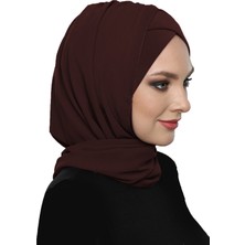 Fidan Bone Şallı Takmatik Sade Hazır Türban Tesettür Bone Namaz Örtüsü