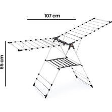 Tevalli Lüks Alüminyum Paslanmaz Çamaşır Kurutma Askısı