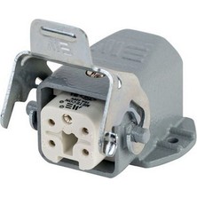 Mete Enerji 403009S 5X10A.EĞIK Makine Prizi (Arka Girişli)