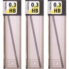 Tombow 0.3 mm Hb Kalem Ucu  (  3  Adet  )